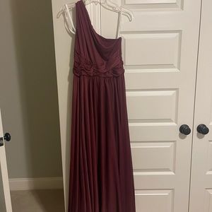 One Shoulder Bridesmaid Dress